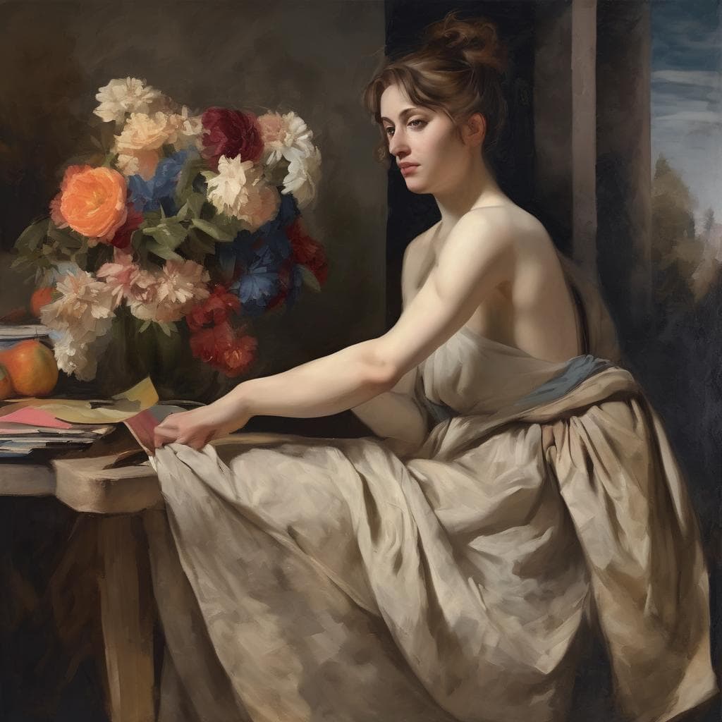 καλλιτεχνική δημιουργία και καινοτομία στη σύγχρονη τέχνη, ζωγραφική ρεαλισμού και μοντέρνου στυλ.