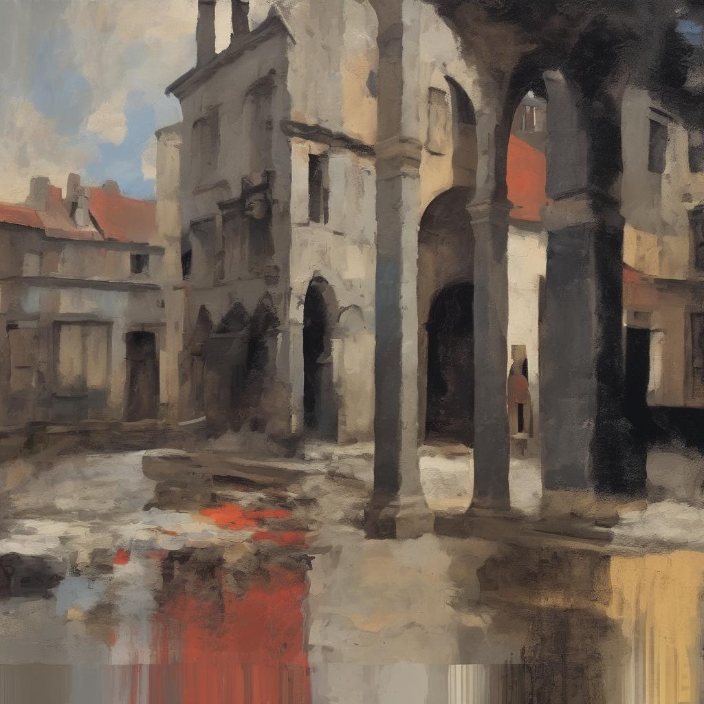 Ο ύφος και η τεχνική του ζωγράφου Πίτερ ντε Μπλότ