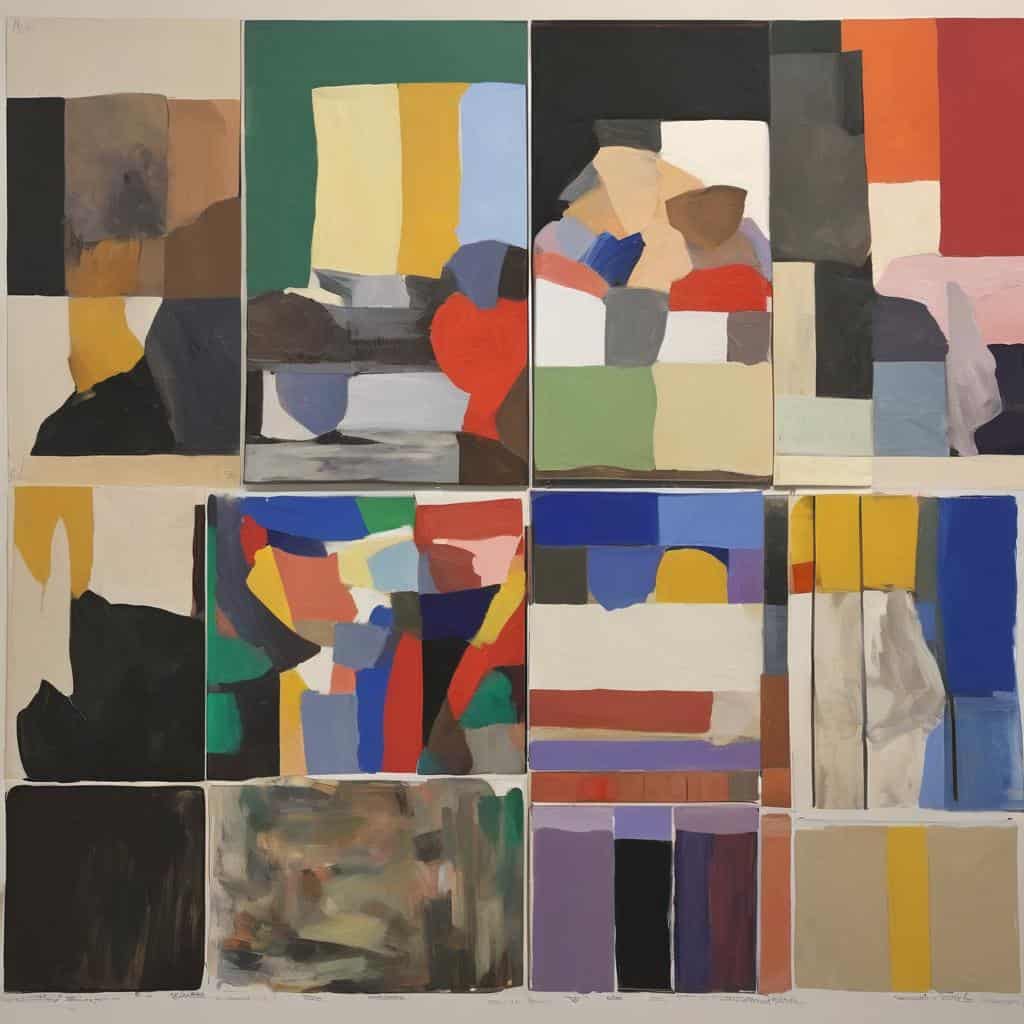 Ζωγραφική αφηρημένης τέχνης, δημιουργία και καινοτομία στη σύγχρονη τέχνη, πολύχρωμα abstract art.